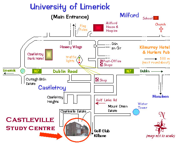 Castletroy map